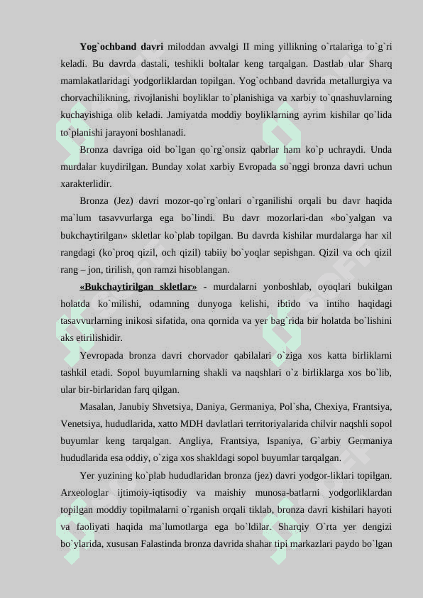 Bronza davri yodgorliklari 4