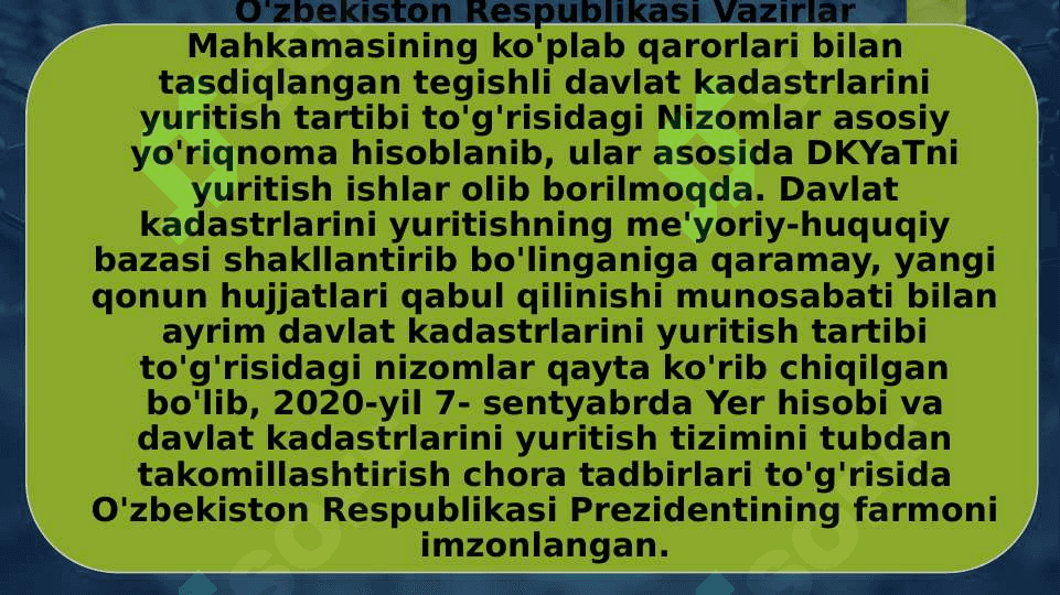 DAVLAT YER KADASTRI 3