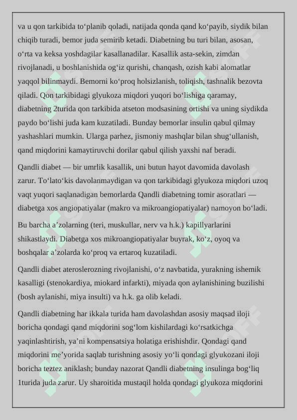 Qandli diabet 2