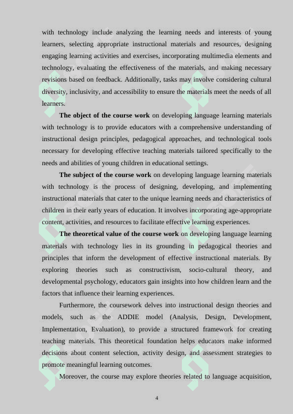 Developing language learning materials with technology 4