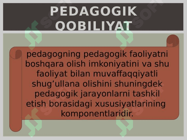Pedagogik qobilyat pedagogik mahoratning asosi sifatida 3