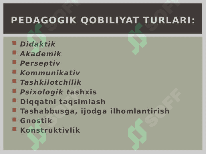 Pedagogik qobilyat pedagogik mahoratning asosi sifatida 4