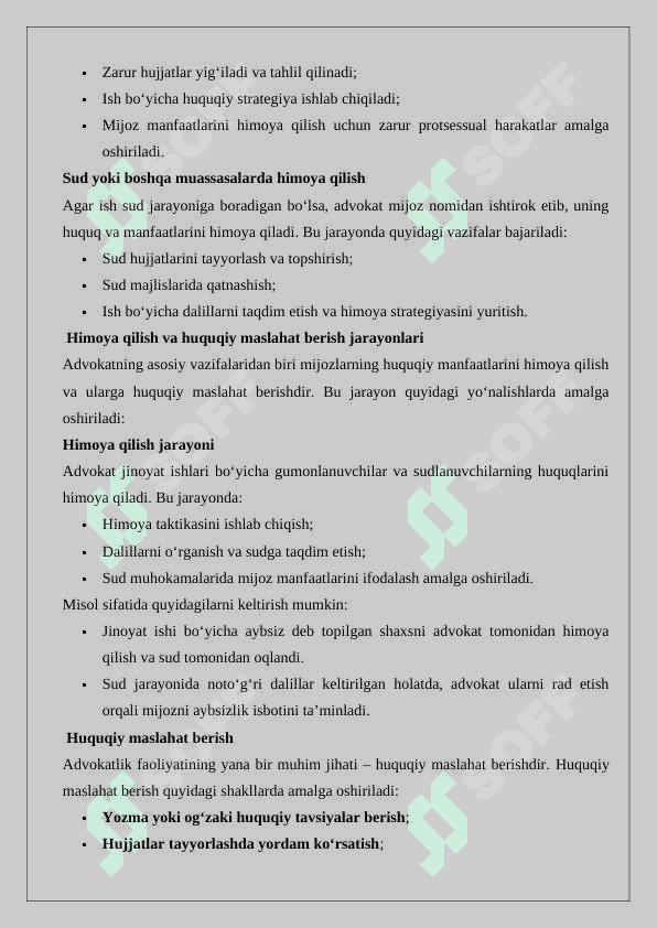 Advokatlik faoliyati 8