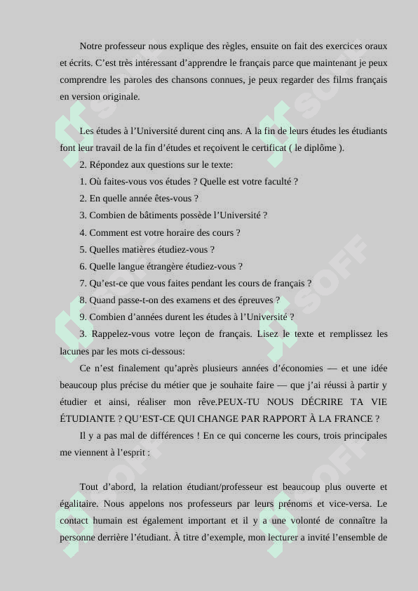 Mes études a l'universite 4
