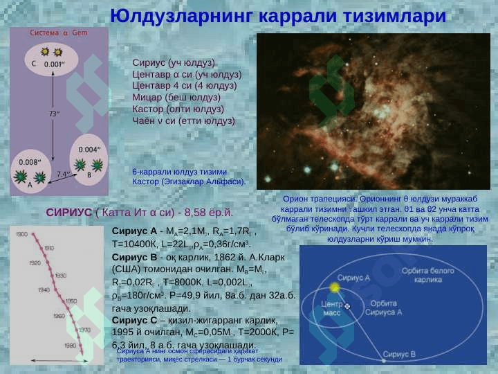 o`zgaruvchan yulduzlar pptx 3