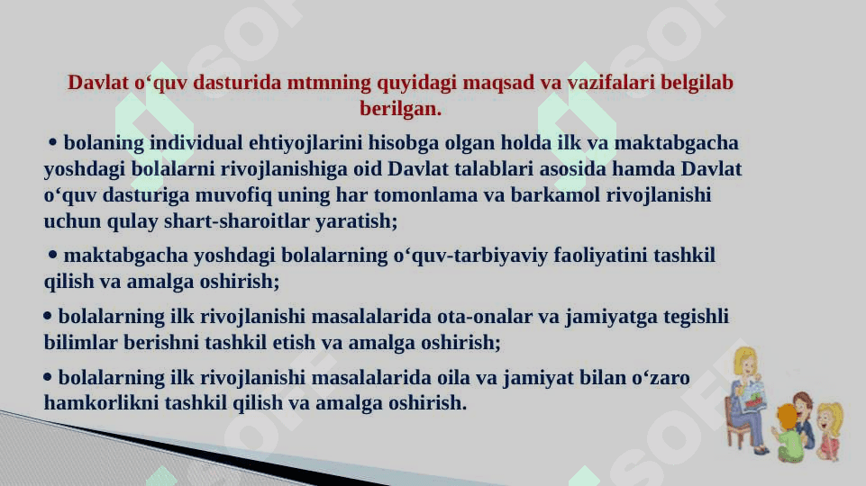 “Ilk qadam” Davlat o‘quv dasturi 5