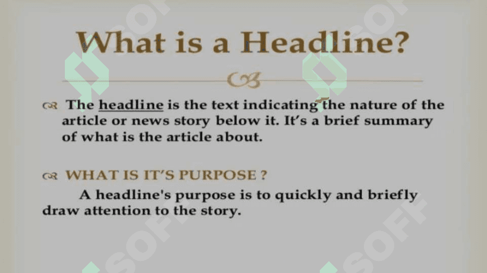 Writing headlines 2