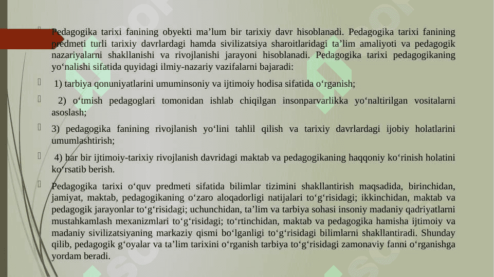PEDAGOGIKA TARIXI (taqdimot) 4