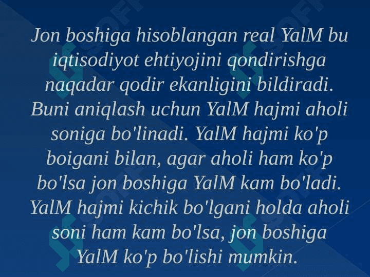 Uzoq muddatli iqtisodiy o'sish 8