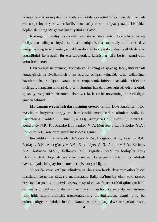 Bankda davr xarajatlari xisobi 4