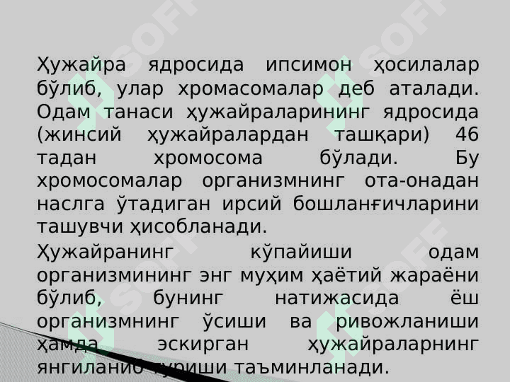 Одам танасининг умумий тузилиши 5