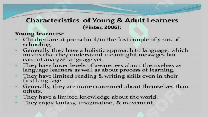 The methods of teaching english to young learners. 3