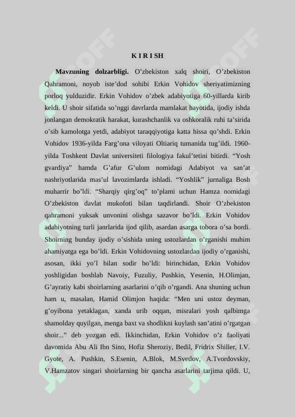 ERKIN VOHIDOV SHE’RIYATINING G’OYAVIY-BADIIY XUSUSIYATLARI 3