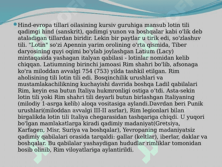 Lotin tili terminologiyasi asoschilari. 8