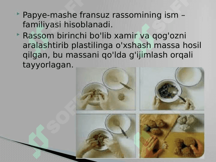 Papye-mashe usuli 4
