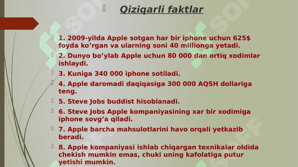 Apple kompaniyasi haqida 8