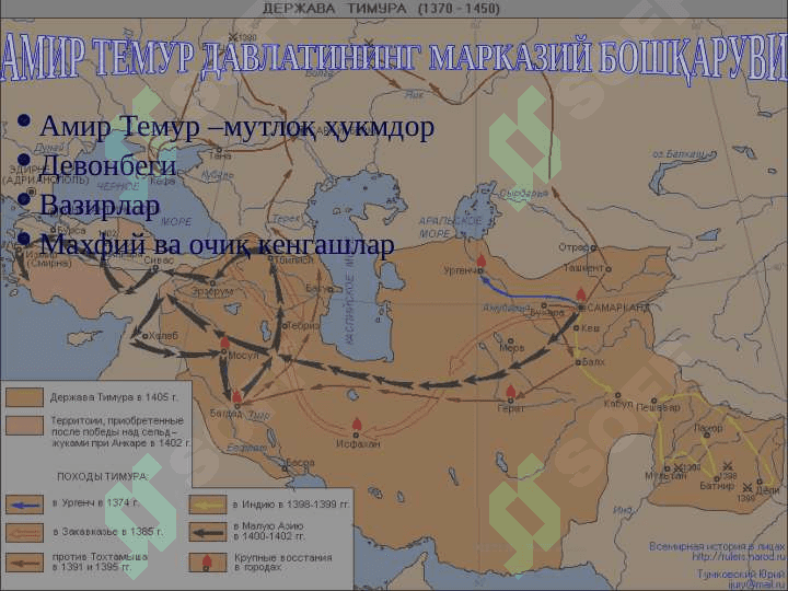 Amir Temur saltanatida davlat boshqaruvi 5