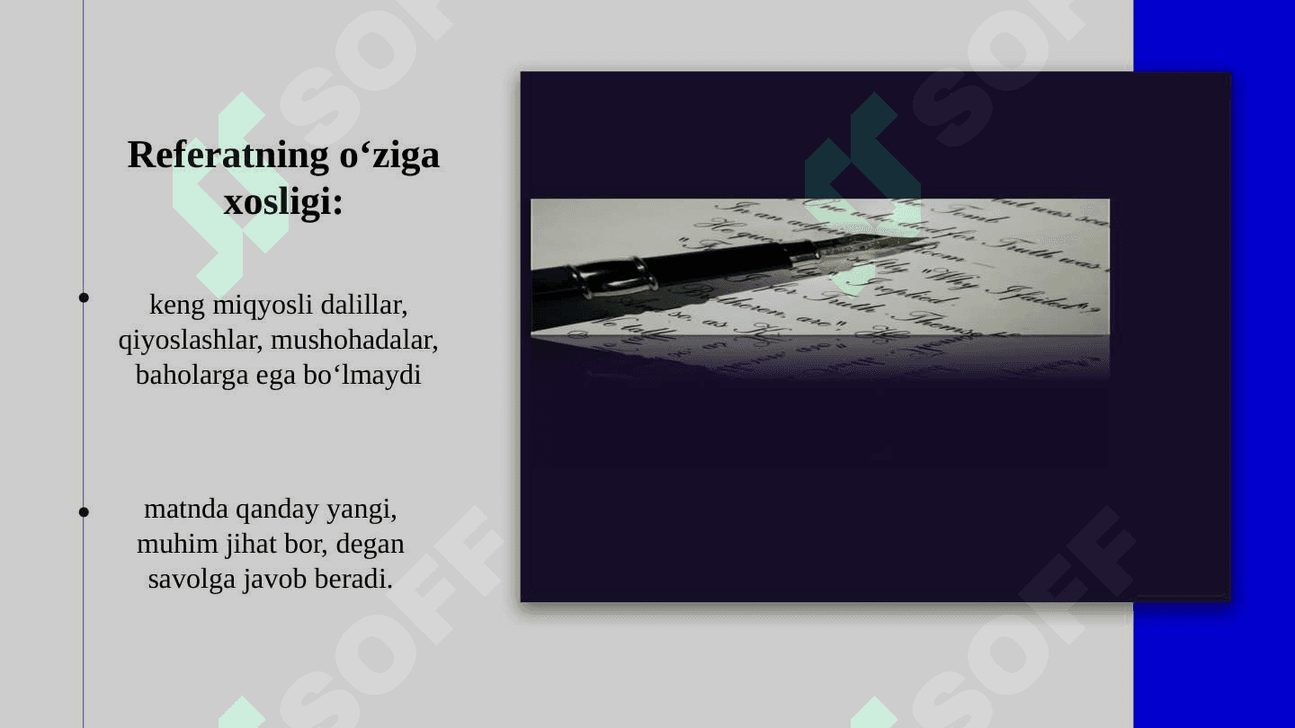 Referat tayyoralash va rasmiylashtirish tartibi 5