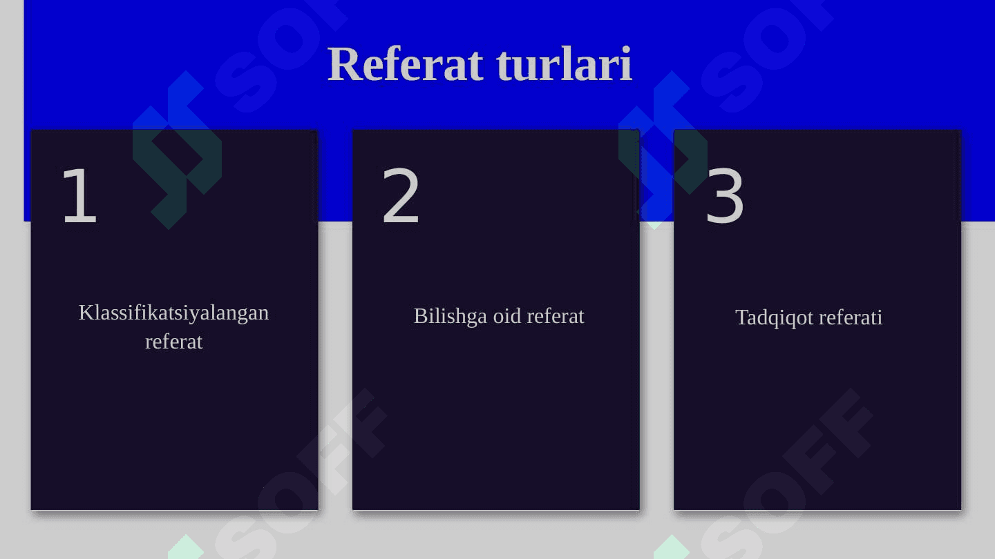 Referat tayyoralash va rasmiylashtirish tartibi 6