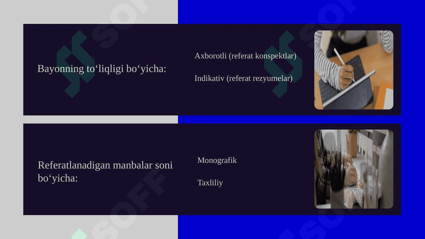 Referat tayyoralash va rasmiylashtirish tartibi 8