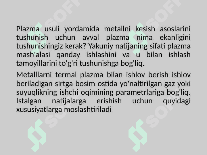 Metallarni plazma yordamida kesish 4