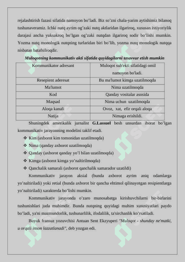 MULOQOT  XAQIDA TUSHUNCHA 8