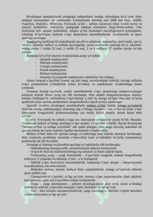 TARBIYAVIY ISHLAR METODIKASI FANINING ILMIY ASOSLARI 5