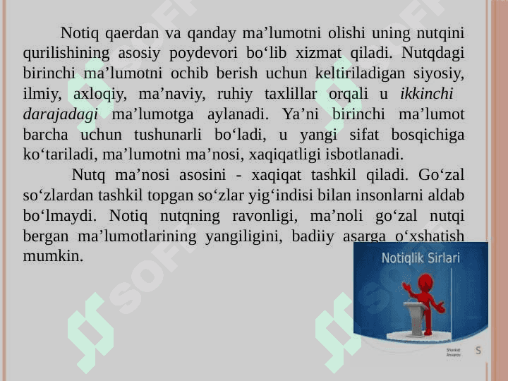 Ritorikaning mazmuni (TAQDIMOT) 4