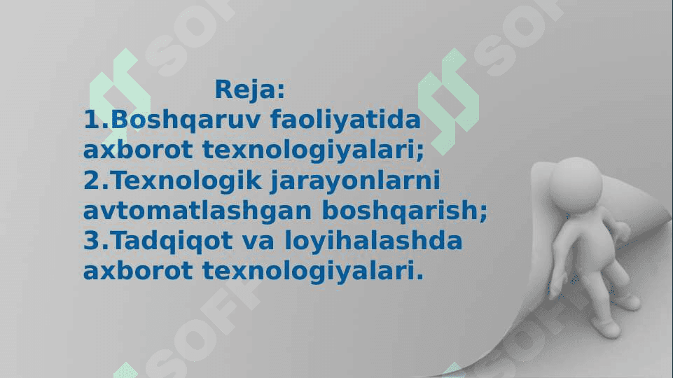 Axborot texnologiyalarini boshqarish 2