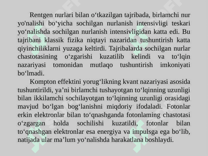 Yorug'likning kvant nazaryasi 8