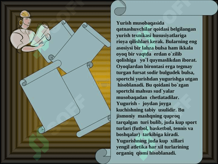 Yugurish turlarini texnik asoslari 3