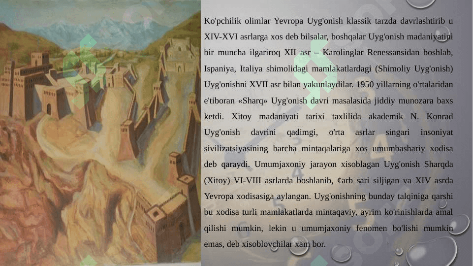Ilk o`rta asrlarda Sharq falsafasi va uyg`onish davri 3