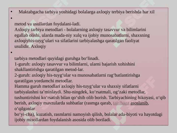 Zamonaviy axloqiy tarbiyada kosmopolitizmga moyillik 2