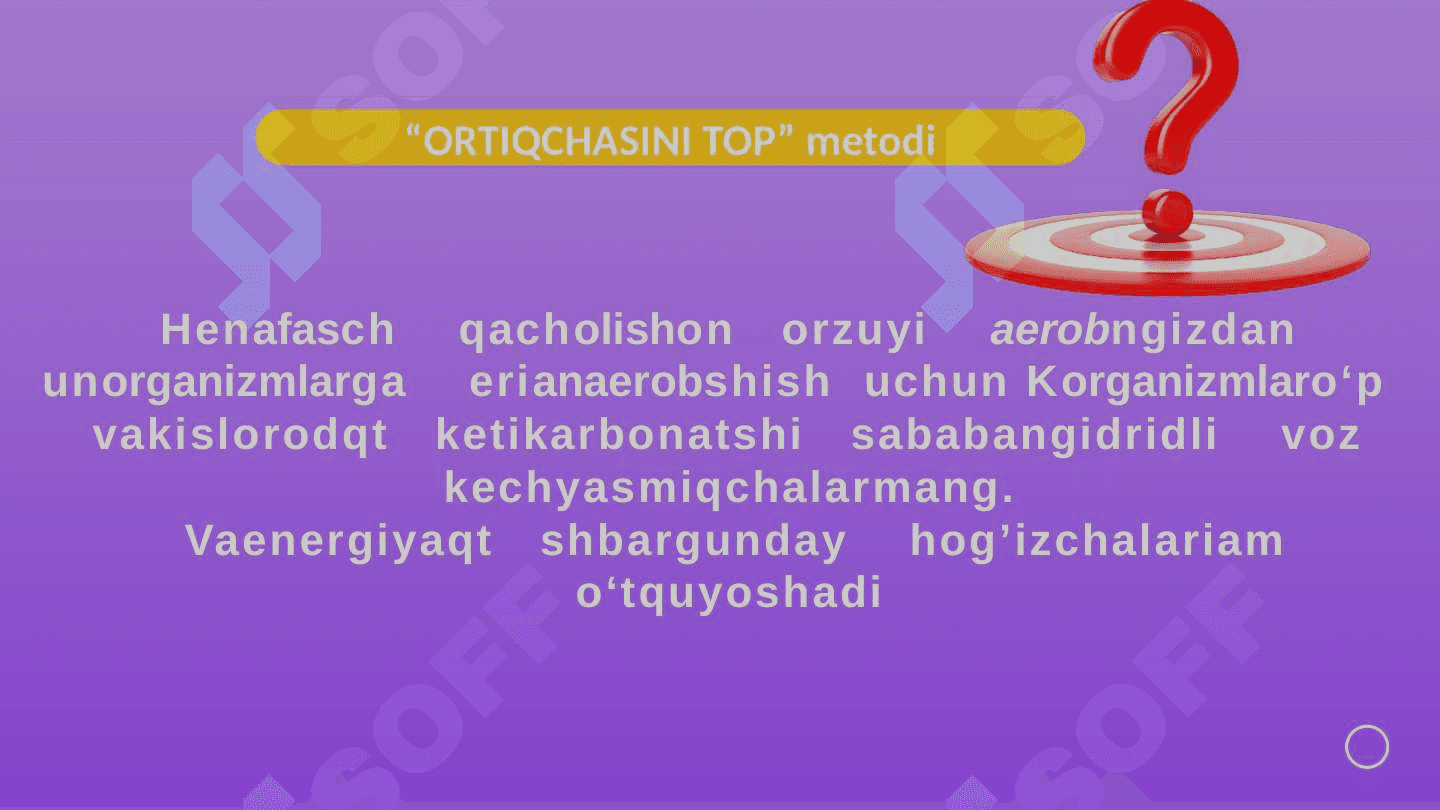 Odam va hayvonlarning nafas olishi 3