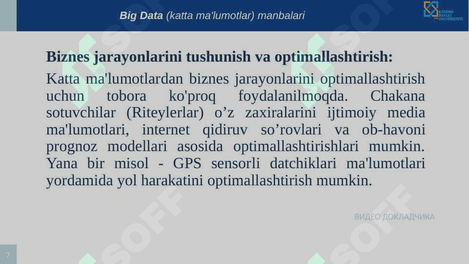 Big data tushunchasi va asoslari 7