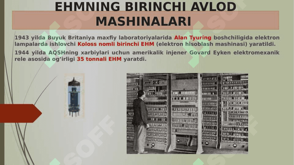 ZAMONAVIY KOMPYUTERLAR VA ULARNING ARXITEKTURASI (taqdimot) 5