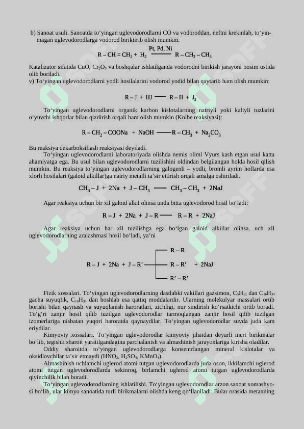 Alkanlarni aniqlash va o‘rganish 2