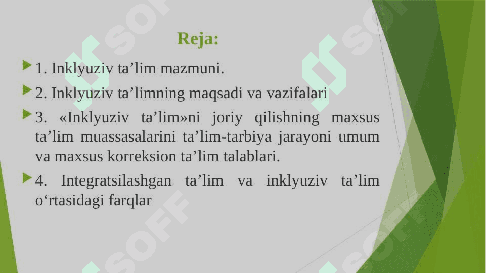 Inklyuziv ta’limning maqsadi va vazifalari 2