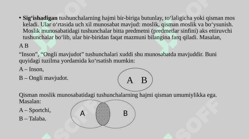 Tafakkur mantiqiy shakllari va qonunlari. 8