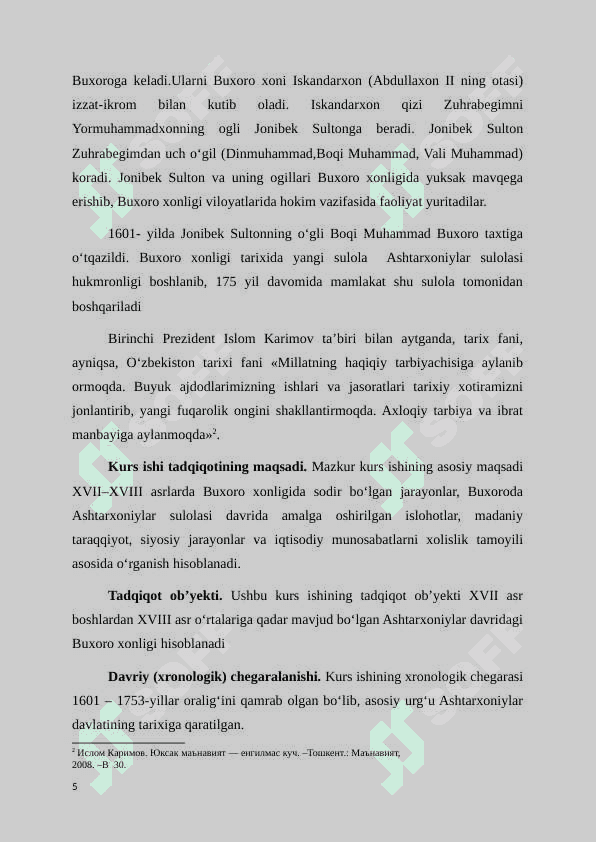 ASHTARXONIYLAR 5