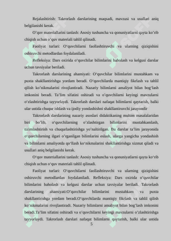 Ona tilidan takrorlash darslarini tashkil etish 5