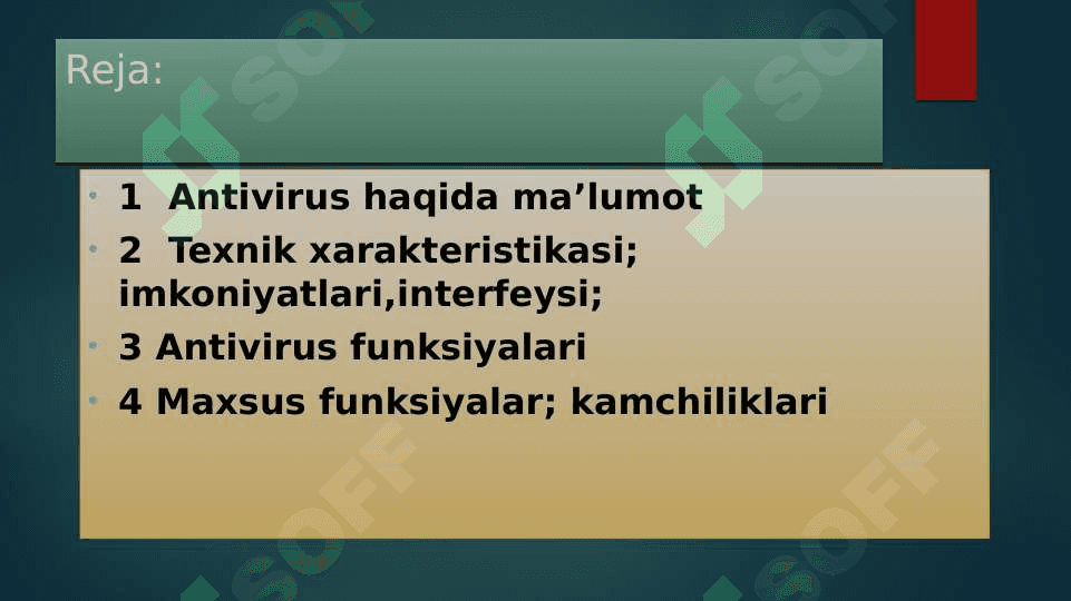 AXBOROT XAVFSIZLIGIGA TAHDIDLARNING ASOSIY TURLARI VA ULARDAN HIMOYALANISH 2