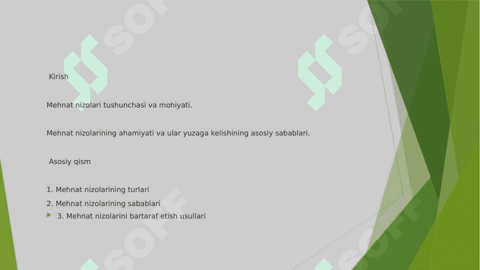 Mehnat nizolari va ularni bartaraf etish yo’llari 2