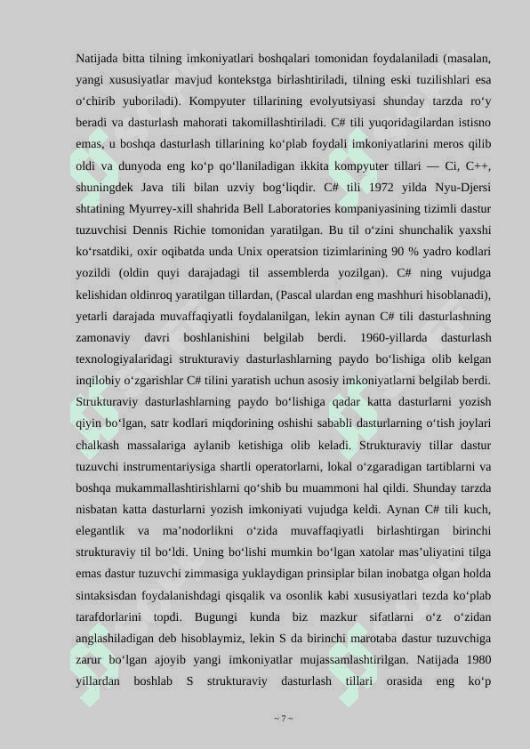 DomainUpDown komponentasi yordamida dastur yaratish 7