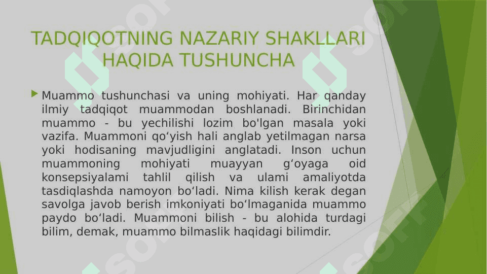 TADQIQOTNING NAZARIY DARAJASINING USULLARI VA SHAKLLARI 2