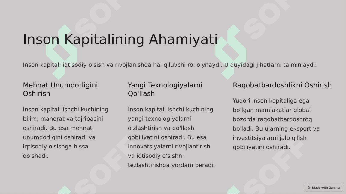 Mehnat Potensiali va Inson Kapitali 3