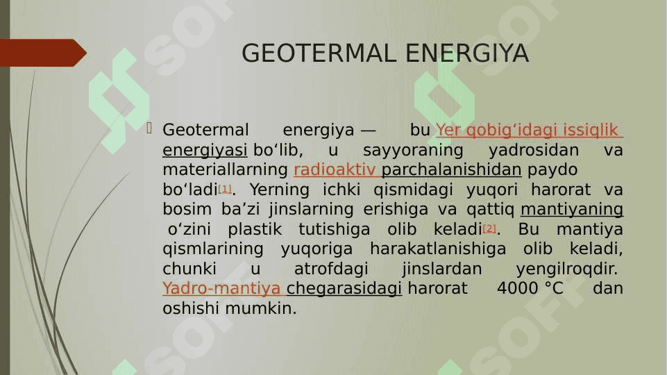 GEOTERMAL ISSIQLIK TA'MINOTI 2