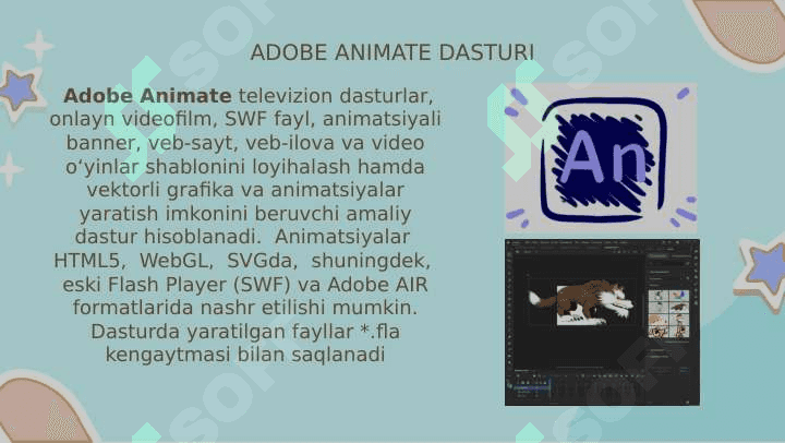 ANIMATSION DASTURLAR VA ULARNING IMKONIYATLARI 3
