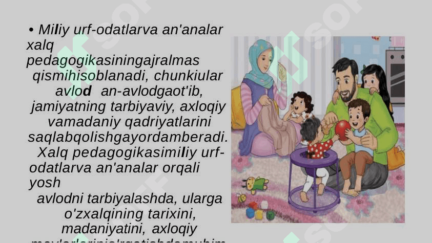Xalq pedagogikasida milliy urf odatlar an'analar udumlar 5