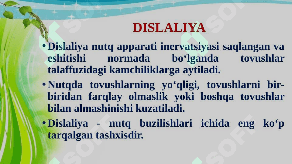 DISLALIYA 1